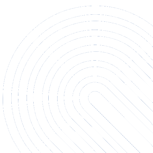 Weißer Fingerabdruck-Symbol, transparenter Hintergrund